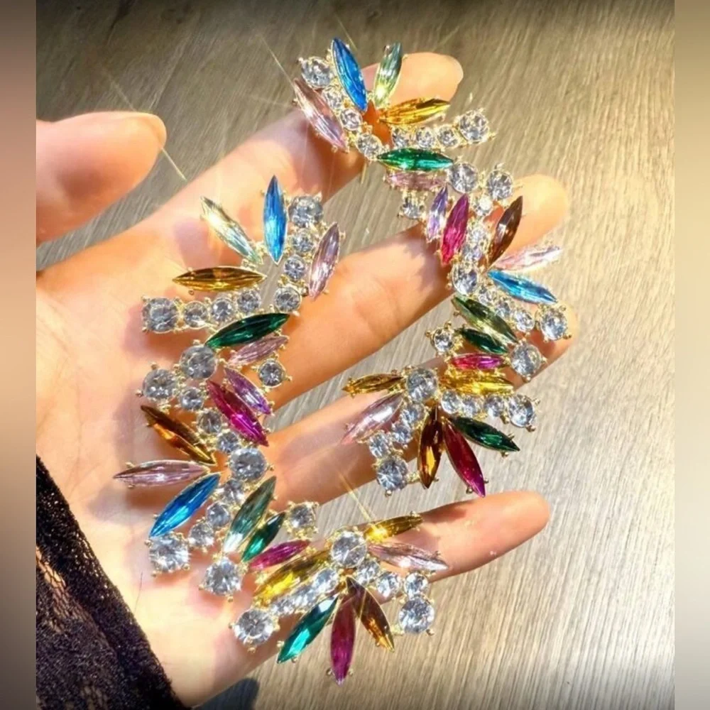 ✨NEW Colorful Crystal Ear Cuffs - 2